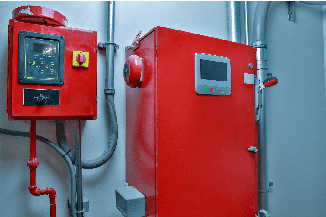 what are the components of fire alarm control panel